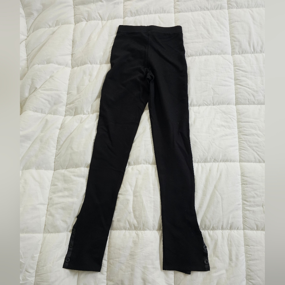 Zara Mini Flare Buttoned Leggings